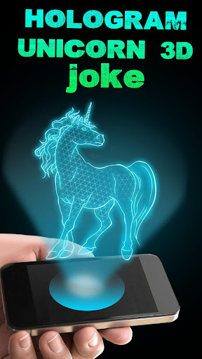 Hologram Unicorn 3D Joke