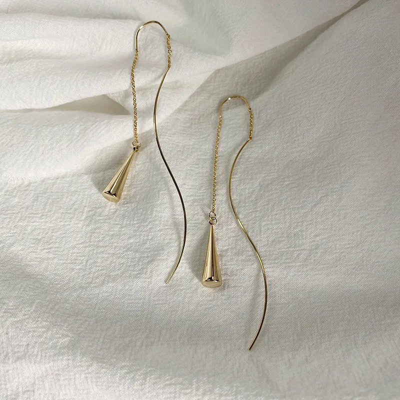 Boucles d'oreilles longues à franges personnalisées