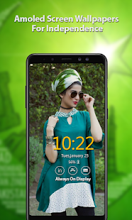 Pak Flag live clock amoled always on display - náhled