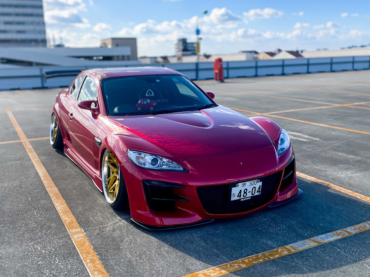 RX-8のairforcesuspension・グラインダータトゥー・workwheels・緊急事態宣言・エアサスに関するカスタム事例の投稿画像1枚目
