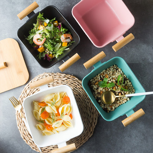 Title 4, Creative Ceramic Bowl for Household Heat Resist...