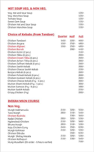 Shadab's Kebab menu 2