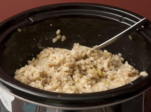 Leek and Barley Risotto