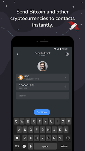 Screenshot Mixin Crypto Wallet Messenger