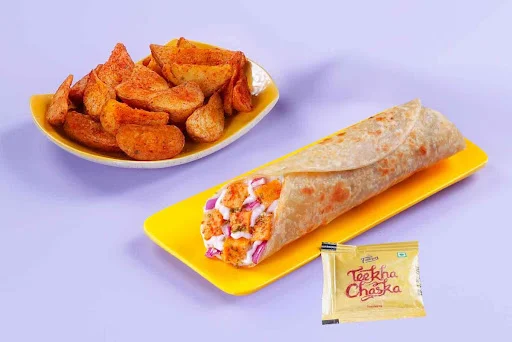Cheesy Paneer Wrap & Wedges Mini Meal