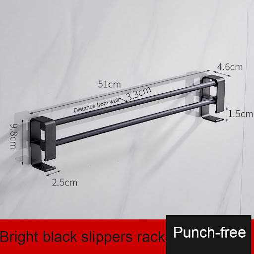 Title 6, Wall-mounted Space Aluminum Bathroom Shoe Stora...