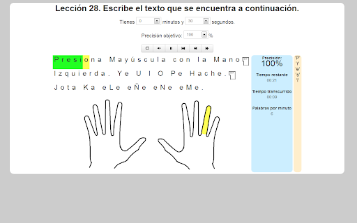 Escribe encuentra Tienes Precision Mayutscula Izquierda. Ye U1 Hache.& restante 