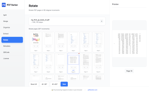PDF Barber screenshot 4