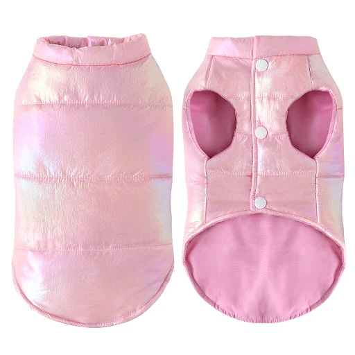 Cute Puppy Dog Clothes Warm Winter Cat Dogs Vest Coat Waterproof Pet Clothing For Small Medium Dogs Cats Lightweight XS-
