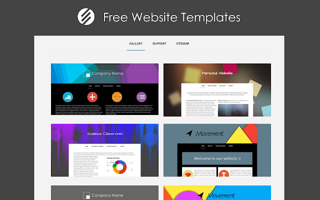 Free Website Templates chrome extension