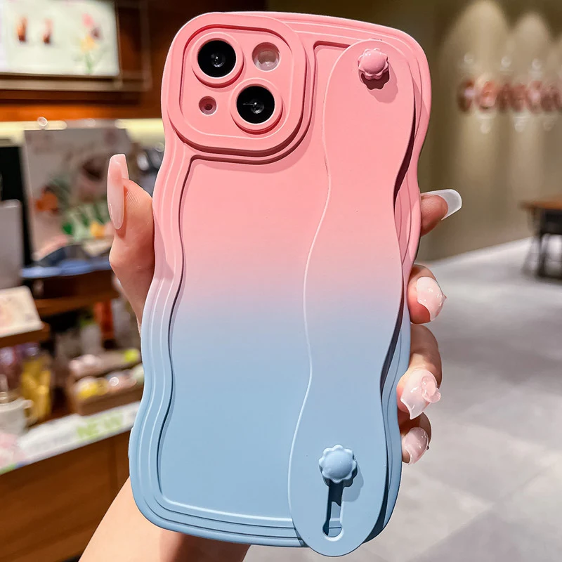 Custodia per telefono con supporto per cinturino da polso. Maggiore sicurezza e comfort. Tieni il tuo telefono a portata di mano, design pratico ed elegante.
