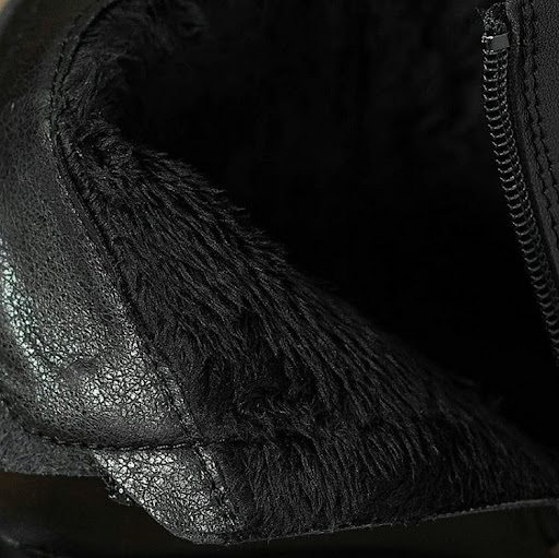 Title 4, British Soft Leather Round Toe Side Zipper Shor...