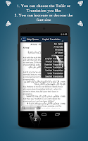 Holy Quran with Tafsir Screenshot