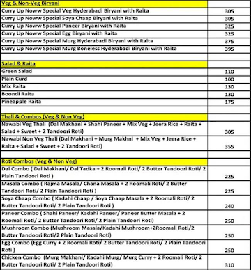 Tandoori Cafe menu 