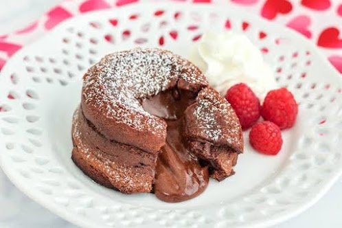 Burning Love Molten Chocolate Cakes