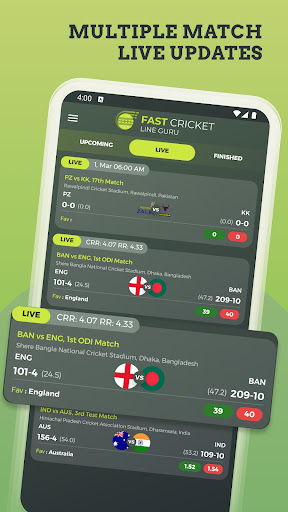 Screenshot Fast Cricket Line Guru
