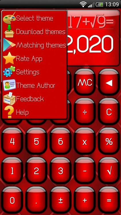 SCalc theme Jelly Red - 1.04 - (Android)