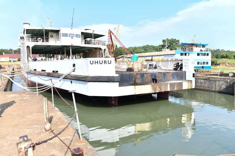 MV Uhuru Ship at the Kisumu Port