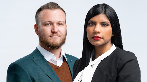 Bradley Young, head of product, and Avashnee Moodley, head of marketing at Oppo South Africa.