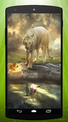 White Tiger Live Wallpaper