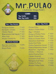 Mr. Pulao menu 3