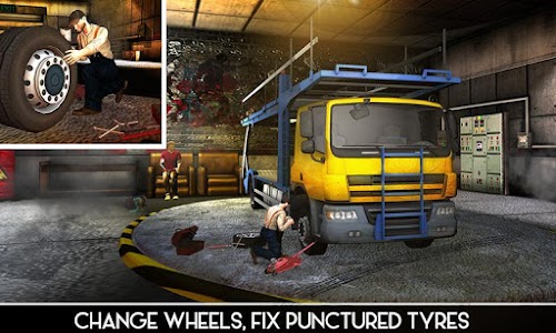 Android application OffRoad Truck Mechanic Garage screenshort