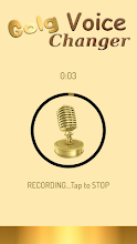 Gold Voice Changer Sound Maker screenshot thumbnail