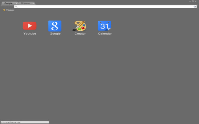 Simple Grey chrome extension