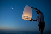 File Photo of a Sky Lantern at Bakoven