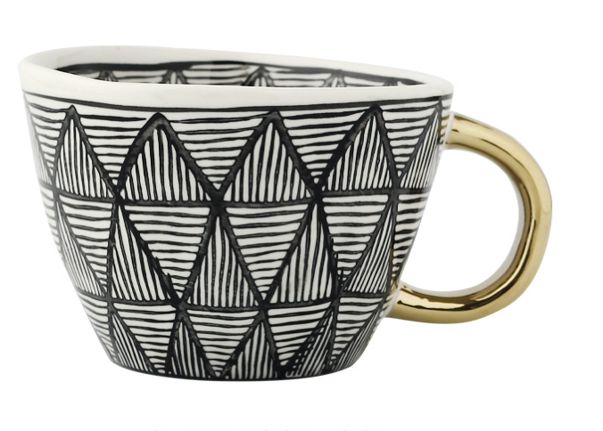 Caneca criativa de chá luxo leve, simples, grande capacidade, cerâmica para café, uso doméstico adulto, ideal para água.
