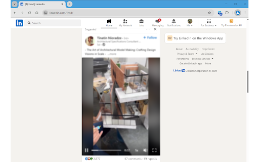 LinkedIn© Notifications Badge