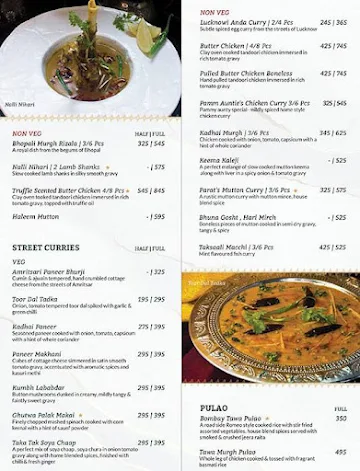 Parat menu 