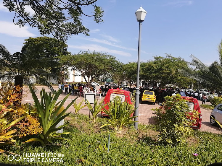 People were evacuated from the Riverside Mall in Mbombela after a bomb scare