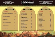 Nawaabs The Arabian Restaurant menu 2