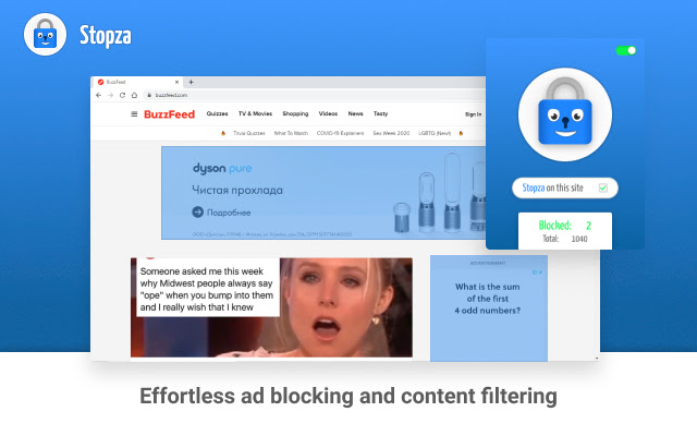 Stopza Adblocker Best Adblocker Effortless Ad blocker