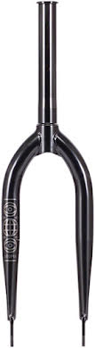 We The People Utopia BMX Fork - Zero Offset, Black, Brakeless alternate image 1