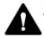 Universal caution sign, a triangle with an exclamation point within