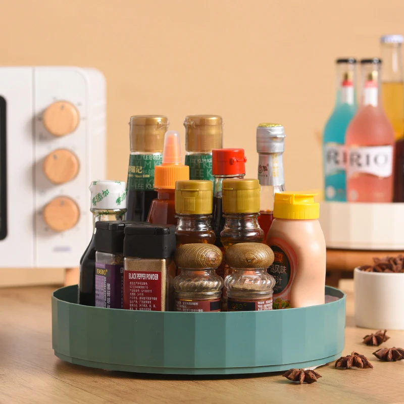 Multifunctionele Keuken Draaibaar Rek Opbergdoos Fruit Cosmetica Kom Handig en Ruimtebesparend Opbergen voor Keuken en Badkamer