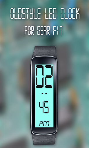 Gear Fit Old Style LED Clock