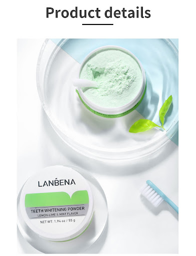 Title 7, LANBENA Teeth Whitening Powder Lime Achieve a B...