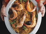 Machbuss Rubian (Shrimp and Rice Pilaf) was pinched from <a href="http://www.saveur.com/article/Recipes/Machbuss-Rubian-Shrimp-and-Rice-Pilaf" target="_blank">www.saveur.com.</a>
