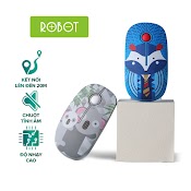 Chuột Không Dây Robot M330 2.4Ghz Usb Hoạt Hình - Tĩnh Âm Không Ồn, Dùng Cho Pc/Laptop