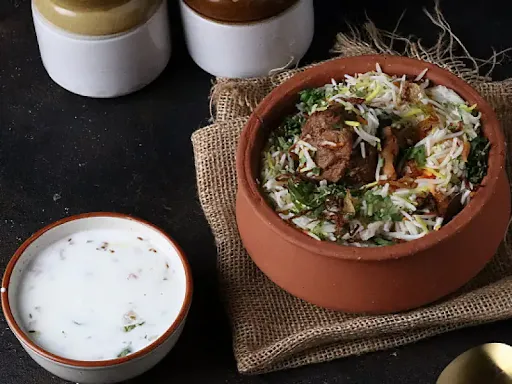 Achari Mutton Dum Biryani