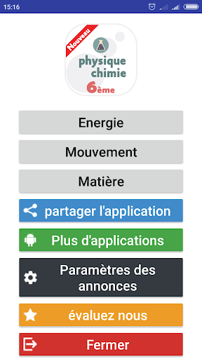 cours de physique chimie 6eme