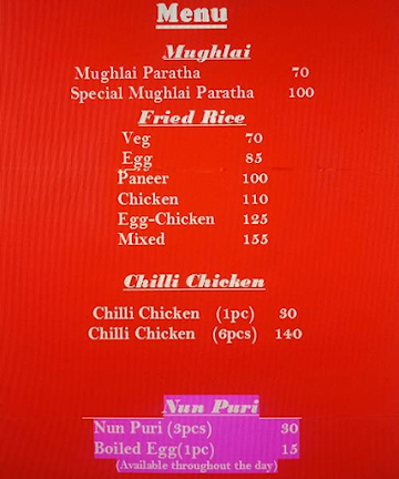 Majlish menu 