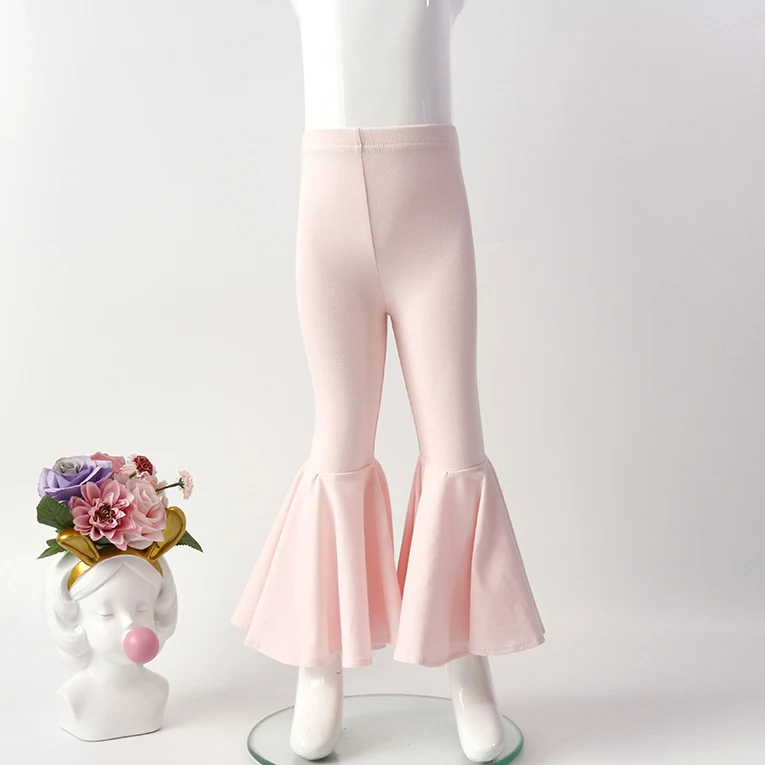 Kinder Oversized Flared Broek met Stretch Katoenen Rand, Perfect voor Spelen en Bewegen. Bestel Vandaag!