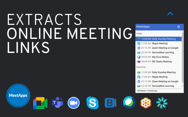 MeetApps: Google Calendar Video Call Links Preview image 4