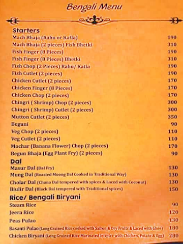 Byanjan menu 