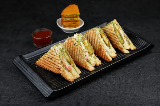 Aloo Tikki Grilled Sandwich