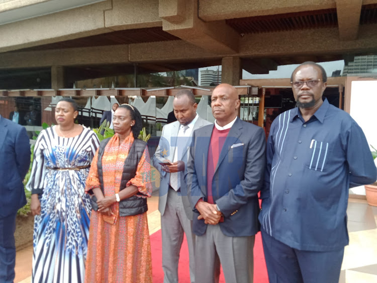 Azimio La Umoja Council at KICC on April 21, 2022.